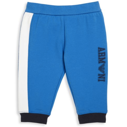 Armani Baby Boys Blue and White Logo Tracksuit Petit New York