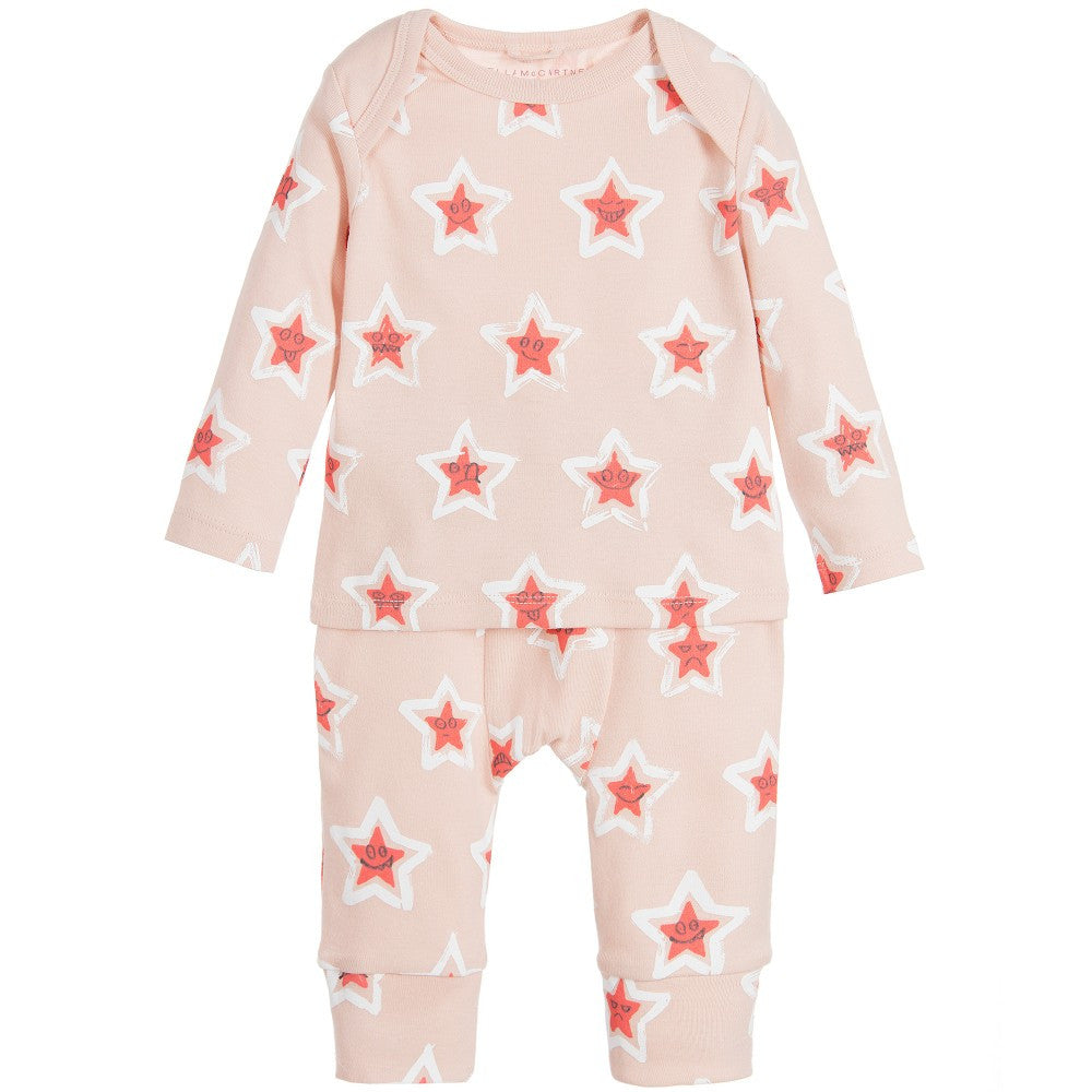 Stella McCartney Baby Girls Pink Stars Set Baby Sets & Suits Stella McCartney Kids [Petit_New_York]