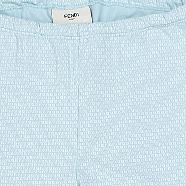 Fendi Fendirama light blue leggings