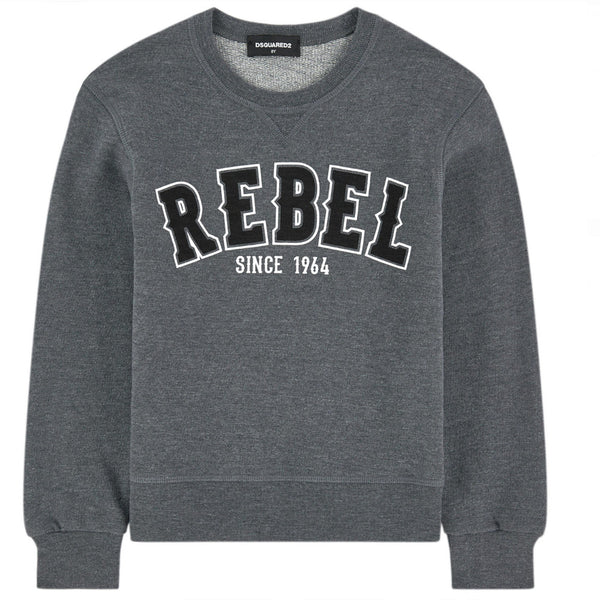 Dsquared2 Boys Grey Rebel Sweatshirt Petit New York