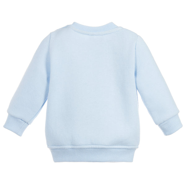 Kenzo Baby Blue Boys Logo Sweatshirt Unisex Petit New York