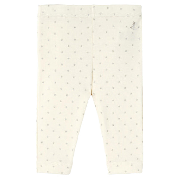 Petit Bateau A0cw3 Leggings, Blu/Bianco, 3 Mesi Bimba