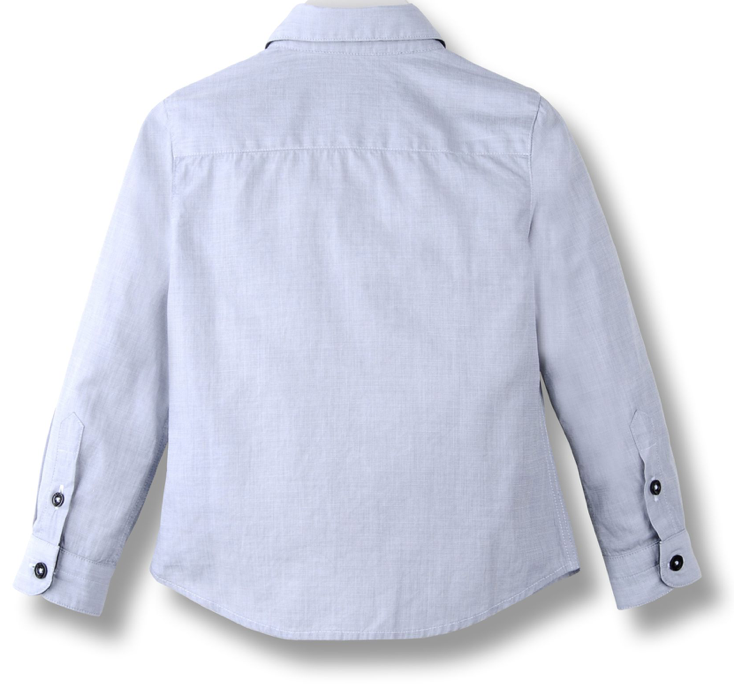 Armani Boys Button-Down Shirt Boys Shirts Armani Junior [Petit_New_York]