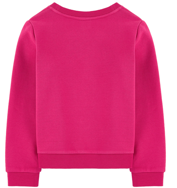 Dark top pink sweatshirt