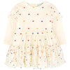 Baby Girls Ivory 'Karina' Tulle Dress with Hearts