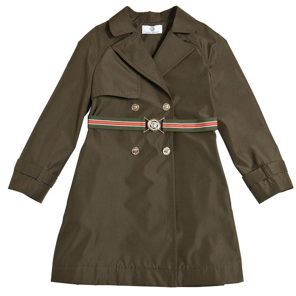 Girls clearance military coat