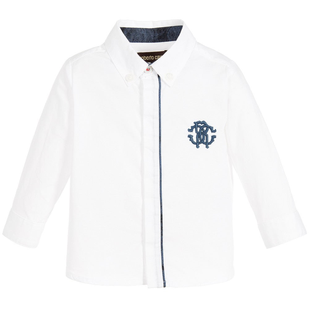 roberto cavalli dress shirts Roberto Cavalli Crystal Embellished Shirt