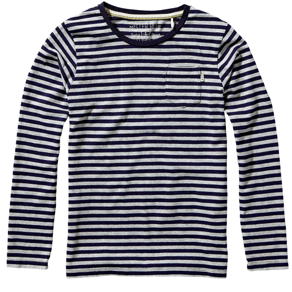 Scotch & Soda Boys Long-Sleeved Striped T-shirt Boys Shirts Scotch Shrunk [Petit_New_York]