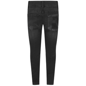 Fendi Girls Black Denim Jeans Girls Pants Fendi [Petit_New_York]