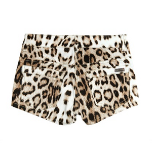 Cavalli Girls Leopard Shorts Girls Shorts Roberto Cavalli Junior [Petit_New_York]