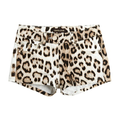 Cavalli Girls Leopard Shorts Girls Shorts Roberto Cavalli Junior [Petit_New_York]