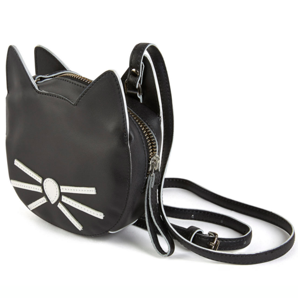 関税送料無料【KARL LAGERFELD】PADDED NYLON POUCHETTE Karl Lagerfeld Paris Kosette Crossbody, Black/Gold: Handbags