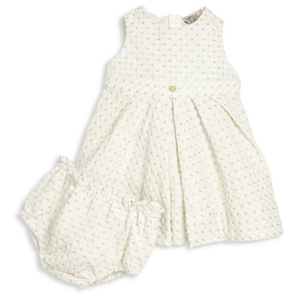 Armani Baby Girls Fancy Light Dress with Bloomers Baby Dresses Armani Junior [Petit_New_York]