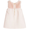 Chloe Baby Girls Light Pink Dress w/ Fur Baby Dresses Chloé [Petit_New_York]