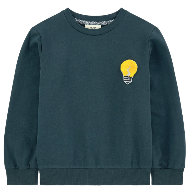Fendi Boys Bulb Logo Sweatshirt Petit New York