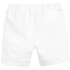 Versace Baby Boys Ivory Jersey Shorts Baby Bottoms Young Versace [Petit_New_York]
