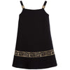 Versace Girls Dark Gold-Studded Dress Girls Dresses Young Versace [Petit_New_York]
