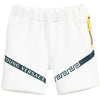 Versace Baby Boys Ivory Jersey Shorts Baby Bottoms Young Versace [Petit_New_York]