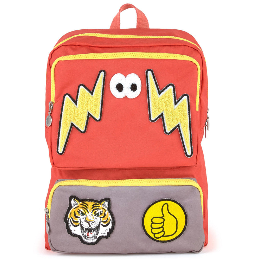 Stella McCartney Red/Yellow Patched Backpack Accessories Stella McCartney Kids [Petit_New_York]