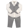 Armani Baby Boys Formal Grey Set Baby Sets & Suits Armani Junior [Petit_New_York]
