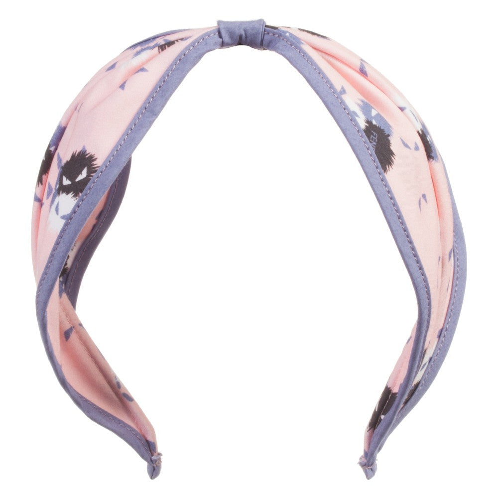Fendi Girls Pink 'Monster' Headband Accessories Fendi [Petit_New_York]