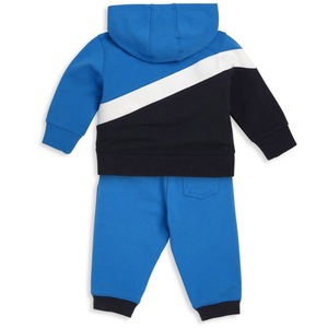 Baby Boys Blue and White Logo Tracksuit