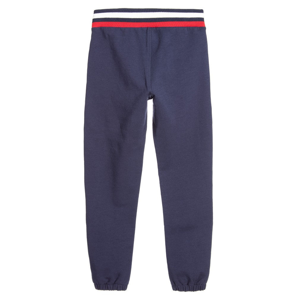Moschino Boys Navy Sweatpants Boys Pants Moschino [Petit_New_York]