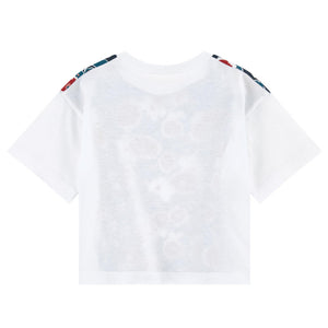 Marni Girls Floral Cotton Twill T-shirt Girls Tops Marni [Petit_New_York]