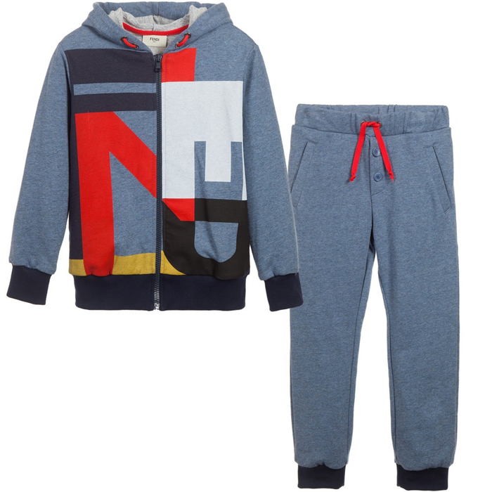 Boys fendi deals tracksuit