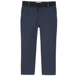 Little Marc Jacobs Navy Pinstriped Suit Pants Boys Pants Little Marc Jacobs [Petit_New_York]