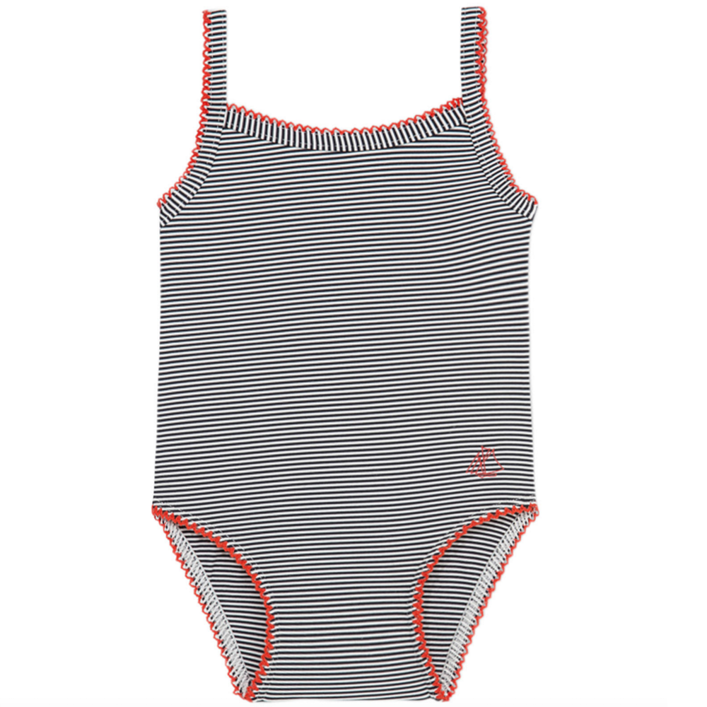 Petit Bateau Girls Striped Swimsuit Girls Swimwear Petit Bateau [Petit_New_York]