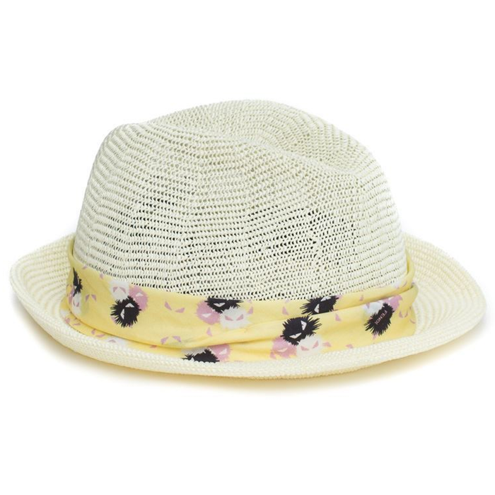 Fendi Girls Straw Hat Girls Hats, Scarves & Gloves Fendi [Petit_New_York]