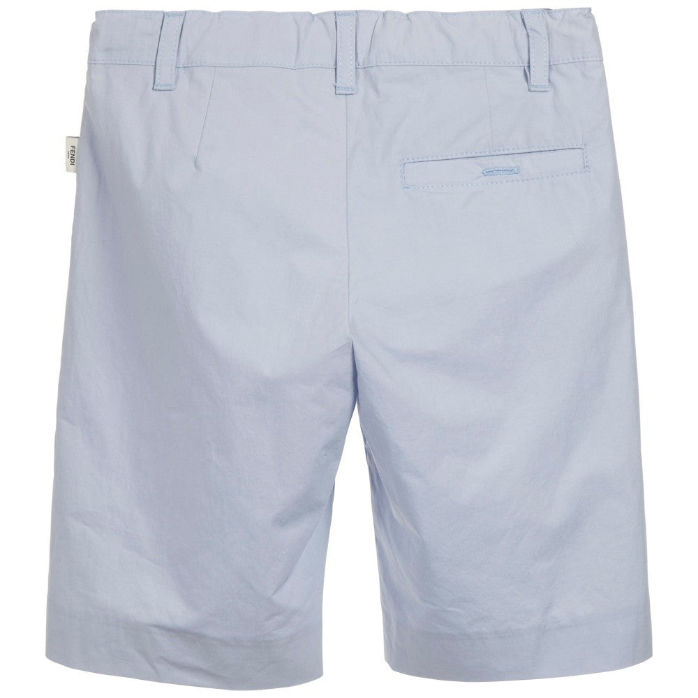 Fendi Boys Pale Blue Shorts Boys Shorts Fendi [Petit_New_York]