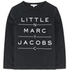 Little Marc Jacobs Boys Black Logo T-shirt (Mini-Me) Boys T-shirts Little Marc Jacobs [Petit_New_York]