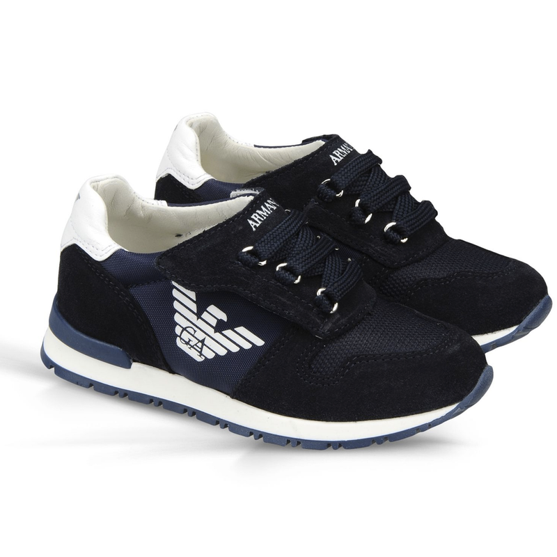 Boys Navy Blue Sneakers