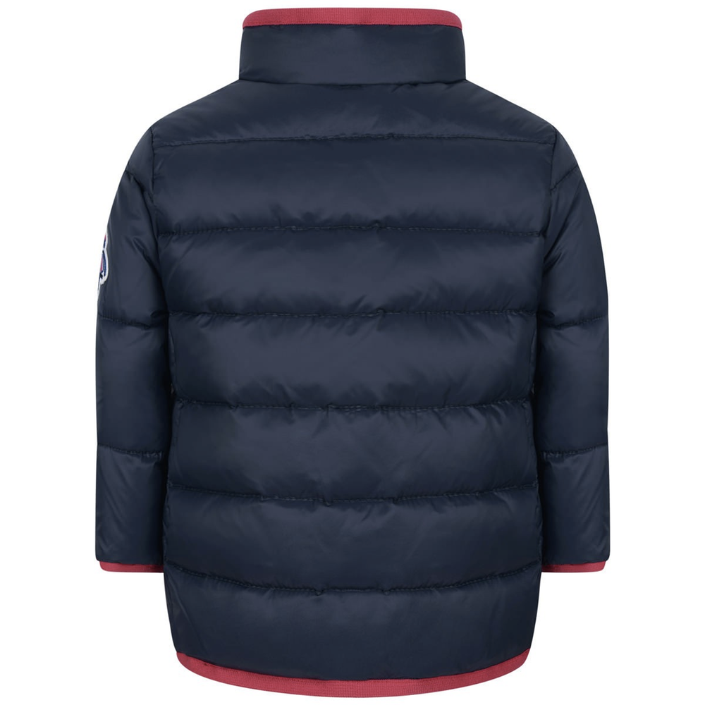 Fendi Baby Puffer Jacket in Navy/Red Baby Jackets & Coats Fendi [Petit_New_York]