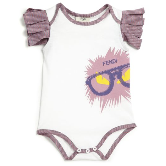 Fendi Baby Girls Monster Bodysuit Petit New York