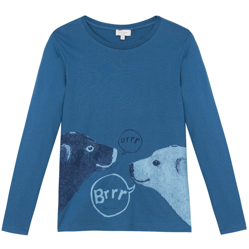 Paul Smith Boys Blue Polar Bear Shirt Boys Shirts Paul Smith Junior [Petit_New_York]