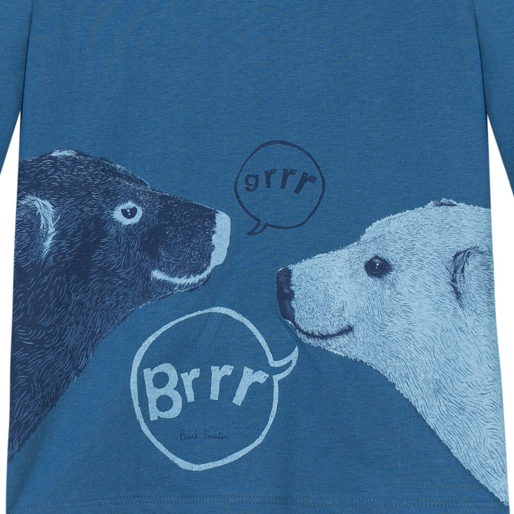 Paul Smith Boys Blue Polar Bear Shirt Boys Shirts Paul Smith Junior [Petit_New_York]