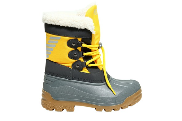 Boys Yellow Insulated Snow Boots