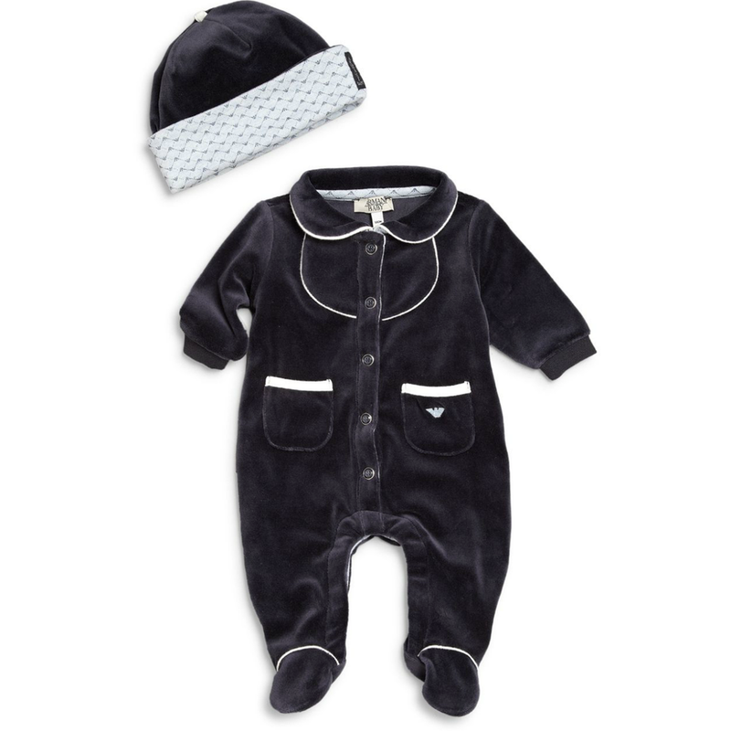 Armani baby onesie discount