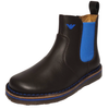 Armani Boys Brown Leather Boots Boys Shoes Armani Junior [Petit_New_York]