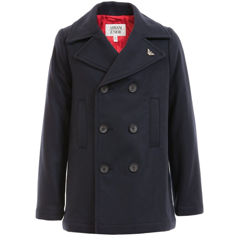 Armani peacoat clearance