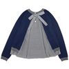 Fendi Girls Navy Fancy Sweater Girls Tops Fendi [Petit_New_York]