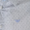 Armani Junior Boys Blue Striped Shirt Boys Shirts Armani Junior [Petit_New_York]