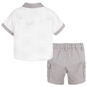 Armani Baby Boys Dressy Grey Set Baby Sets & Suits Armani Junior [Petit_New_York]