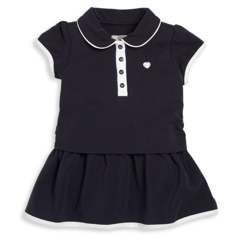 junior navy blue dress Katie J NYC Juniors Navy Polkadot Soren Dress Navy / Juniors/Women L