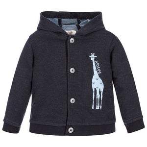 Armani Baby Boys Giraffe Hooded Cardigan Baby Tops Armani Junior [Petit_New_York]