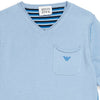 Armani Boys Sky Blue Sweater Boys Sweaters & Sweatshirts Armani Junior [Petit_New_York]