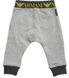 Armani Baby Grey Sweatpants Baby Bottoms Armani Junior [Petit_New_York]